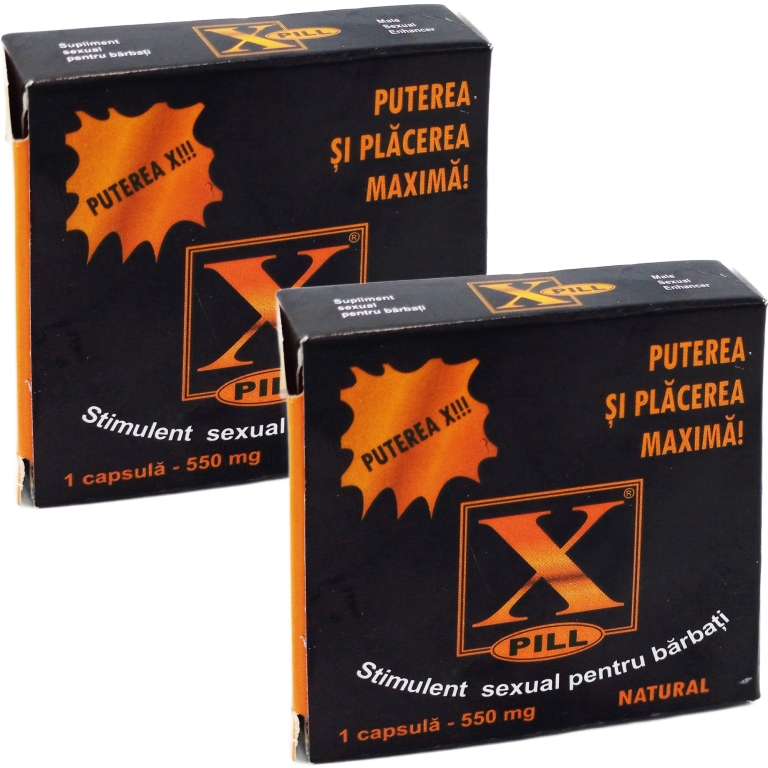 XPill stimulent sexual barbati 2x1cps - SICHUAN WEILONG PHARMA