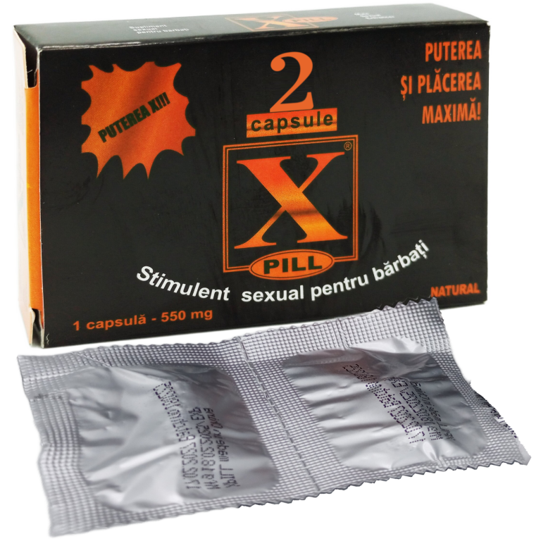 XPill stimulent sexual barbati folie 2cps - SICHUAN WEILONG PHARMA