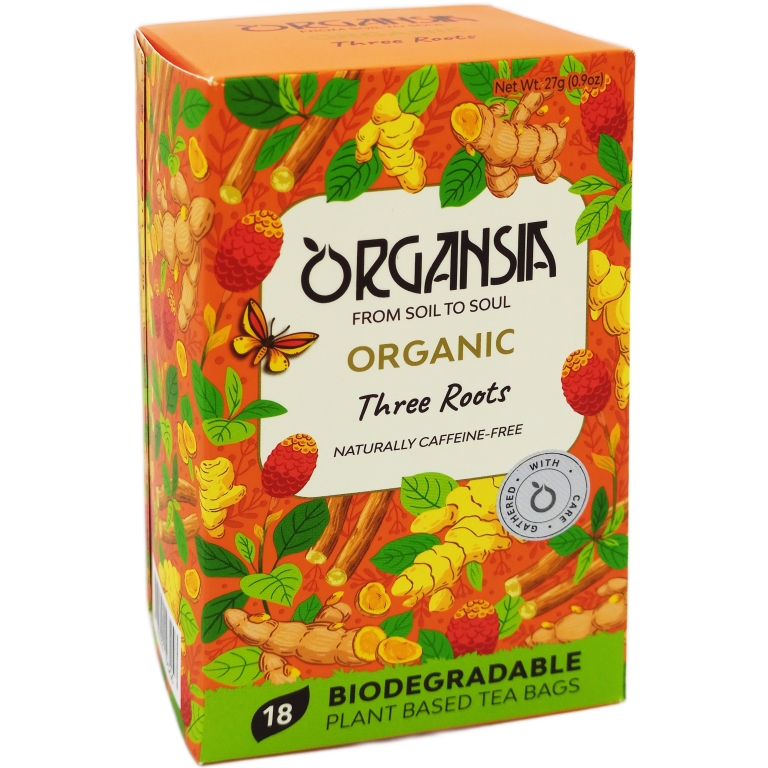 Ceai macese ashwagandha ghimbir turmeric organic 18dz - ORGANSIA