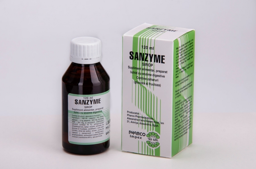 Sirop sanzyme 120ml - PHARCO