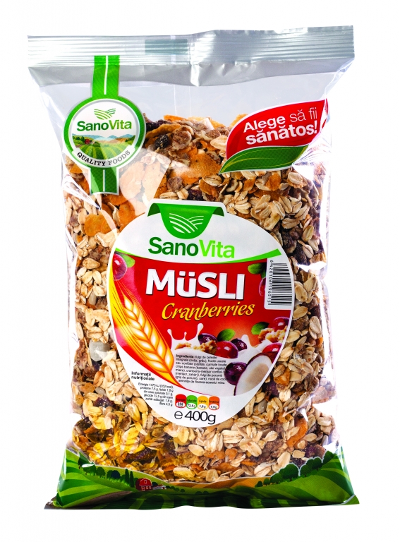 Musli merisoare 400g - SANOVITA