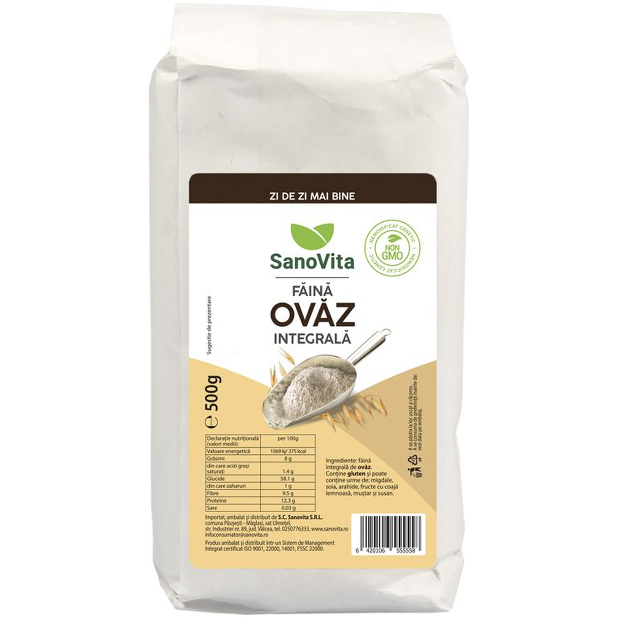 Faina ovaz integral 500g - SANOVITA