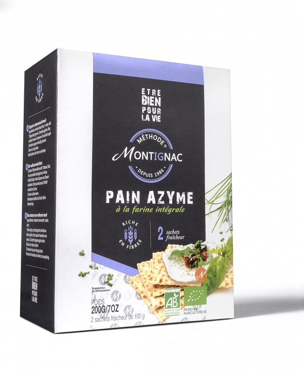 Paine azima grau integral 200g - MONTIGNAC