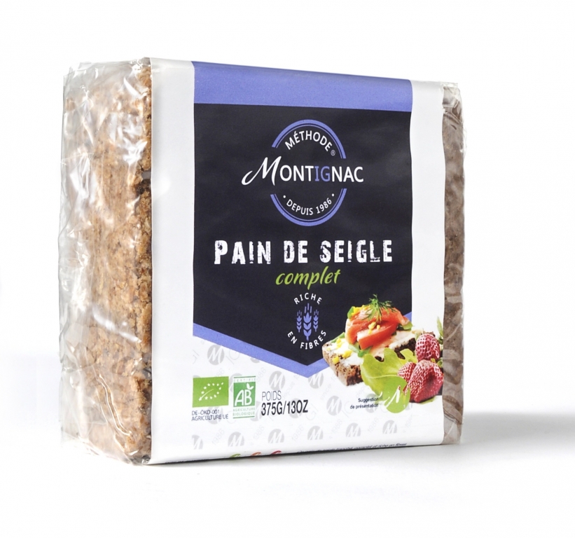 Paine integrala secara felii 375g - MONTIGNAC