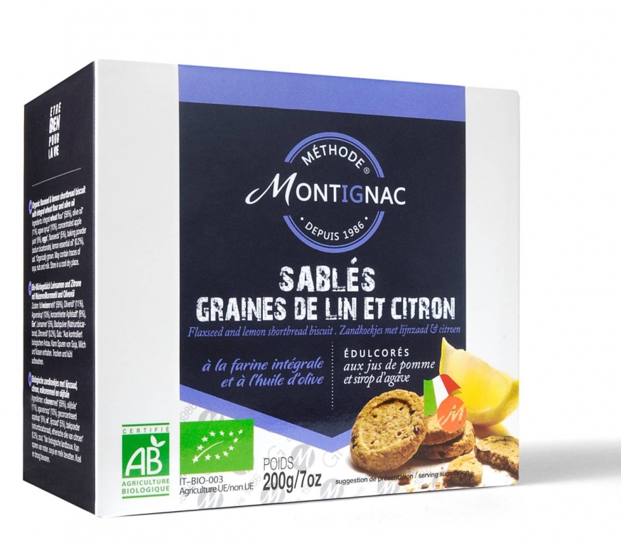 Fursecuri seminte in lamaie 200g - MONTIGNAC
