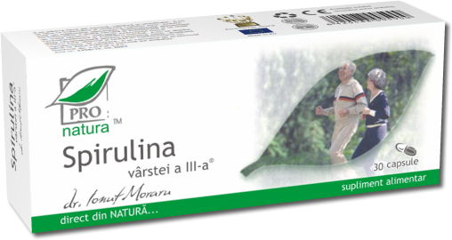 Spirulina varsta a 3a 30cps - MEDICA