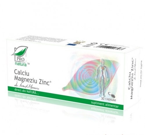 Calciu Mg Zn 30cps - MEDICA