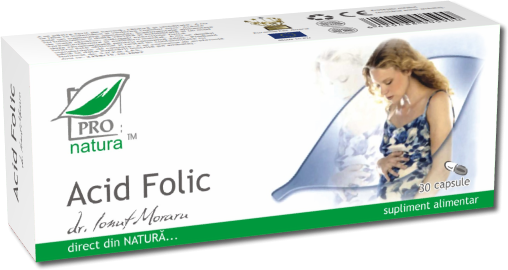 Acid folic 500mcg 30cps - MEDICA