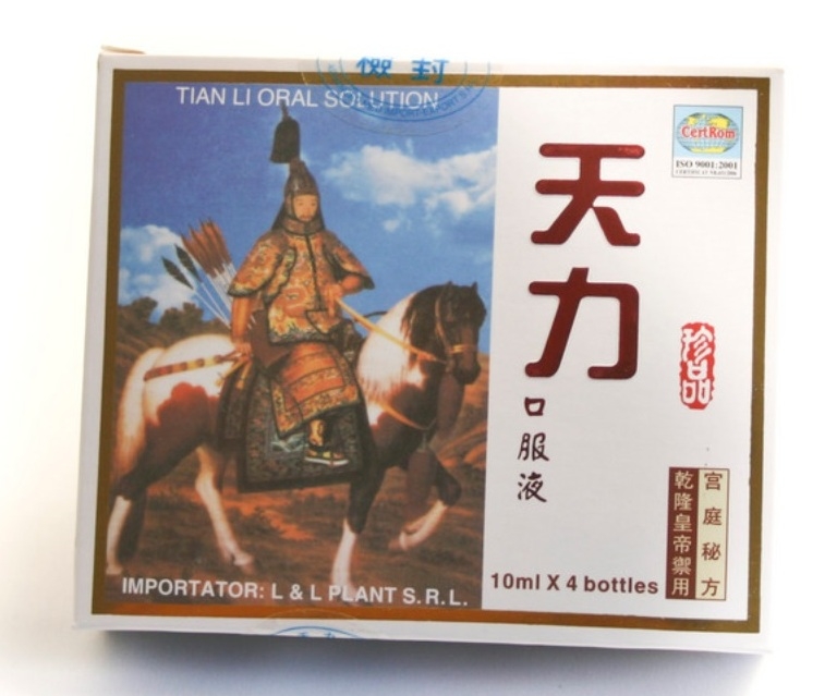 Tianli oral liquid Ultra Power fiole 4x10ml - TIANRAN