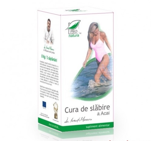 Cura slabire acai 210cps - MEDICA