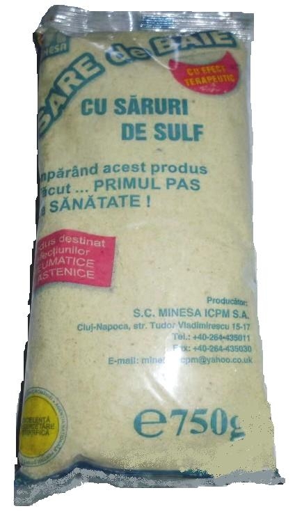 Sare baie sulf 750g - MINESA