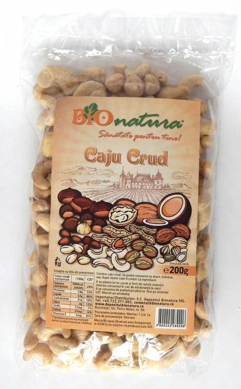 Caju crud 200g - BIONATURA