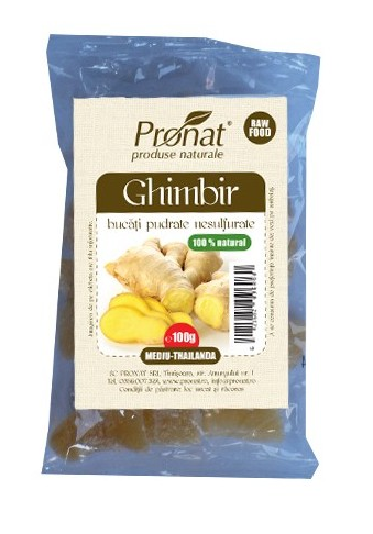 Ghimbir confiat bucati 100g - PRONAT