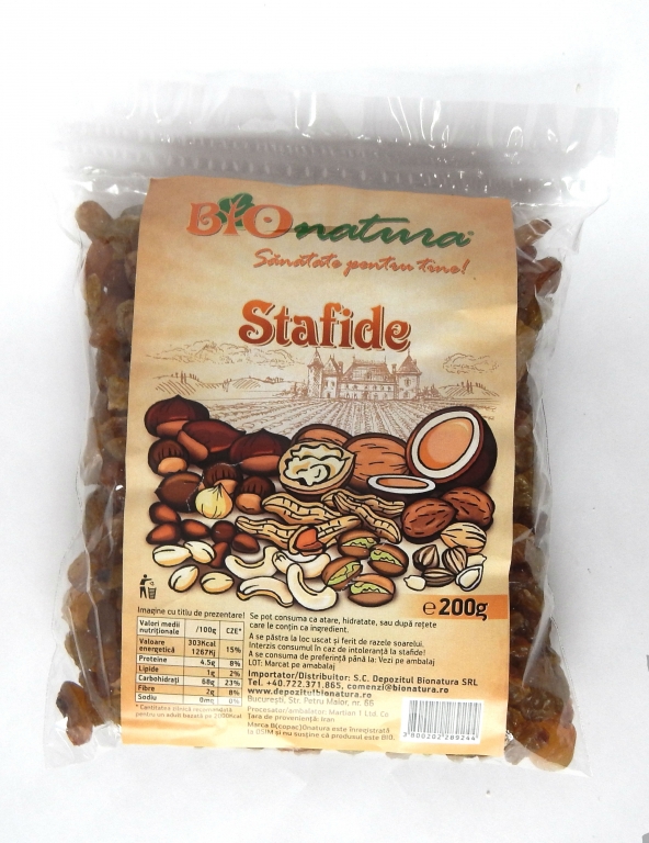 Stafide aurii 200g - BIONATURA