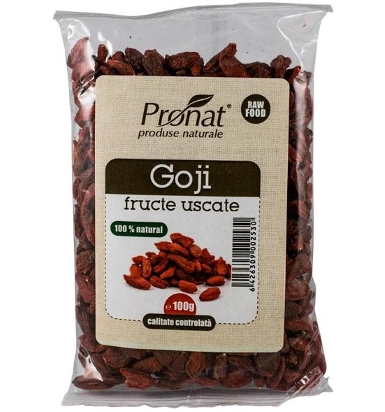 Goji fructe uscate 100g - PRONAT