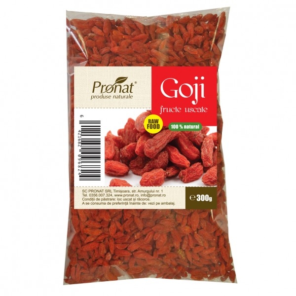 Goji fructe uscate 300g - PRONAT