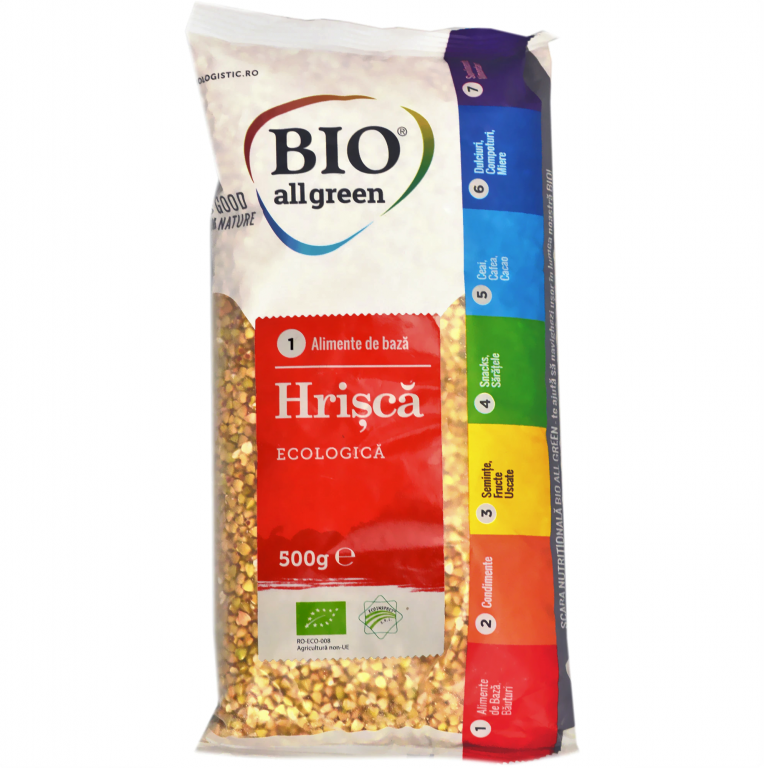 Hrisca cruda boabe eco 500g - BIO ALL GREEN