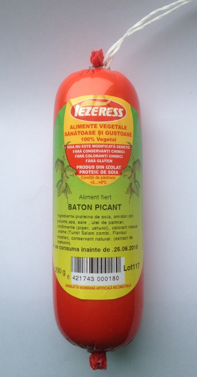 Salam vegan picant 200g - IEZERESS