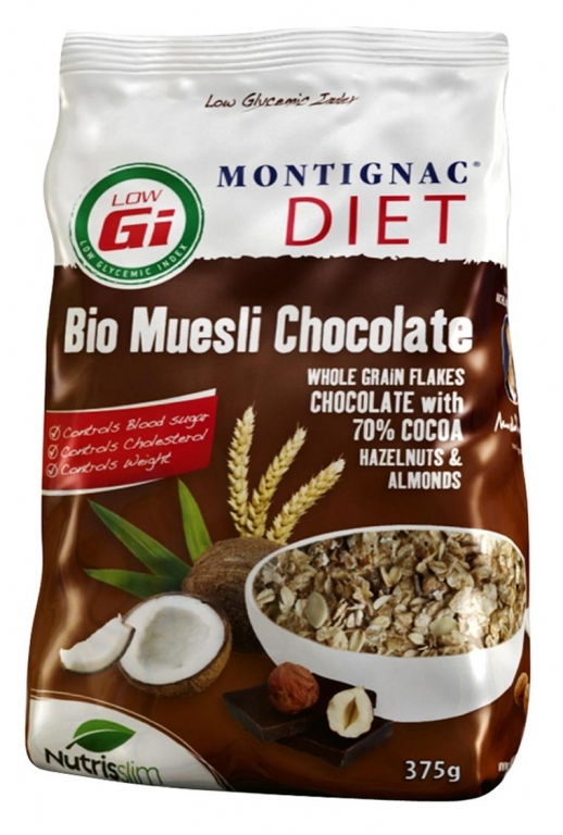 Musli ciocolata Montignac Diet eco 375g - NUTRISSLIM