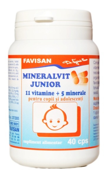 Mineralvit junior 40cps - FAVISAN