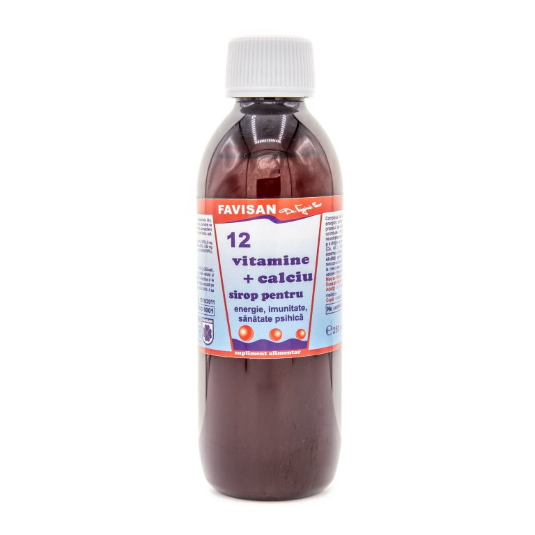 Sirop 12vitamine Ca 250ml - FAVISAN