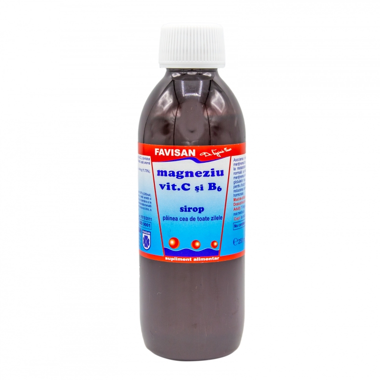 Sirop magneziu C B6 250ml - FAVISAN