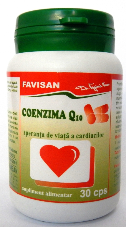 Coenzima Q10 20mg 30cps - FAVISAN