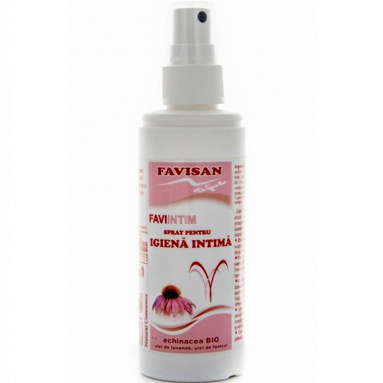 Spray igiena intima echinaceea FaviIntim 100ml - FAVISAN