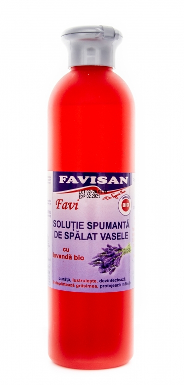 Solutie spumanta vase lavanda 250ml - FAVISAN