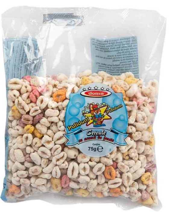 Pufarine arpacas fructe Pufidom 75g - DOMA