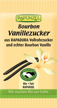 Zahar brut vanilat plic eco 8g - RAPUNZEL