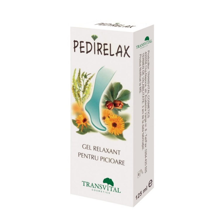 Gel picioare relaxant Pedirelax 125ml - TRANSVITAL