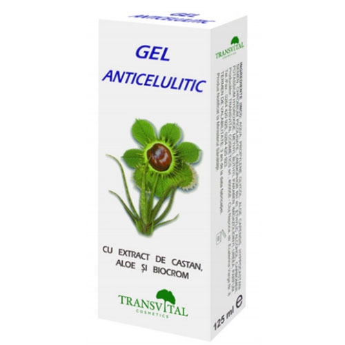 Gel anticelulita castan aloe 125ml - TRANSVITAL