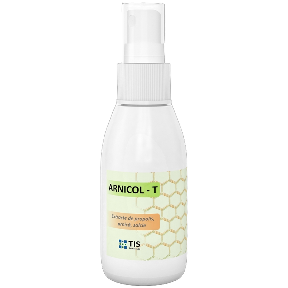 Solutie antiacneica propolis arnica salcie Arnicol T 50ml - TIS