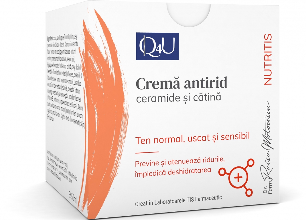 Crema Antirid Ceramide Catina Q4u Nutritis 50ml - Tis