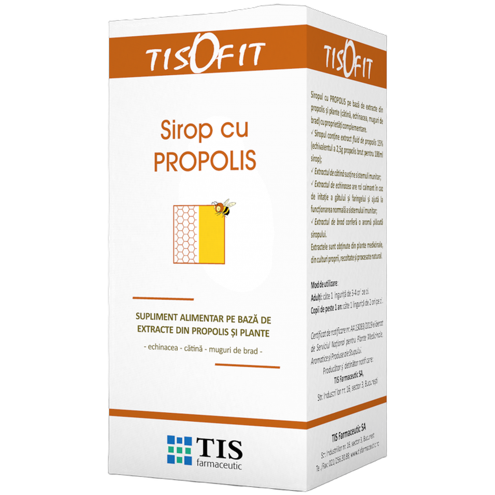 Sirop catina propolis 100ml - TIS