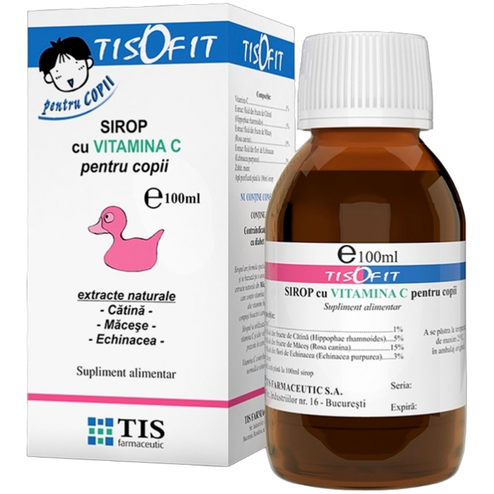 Sirop vitamina C copii 100ml - TIS
