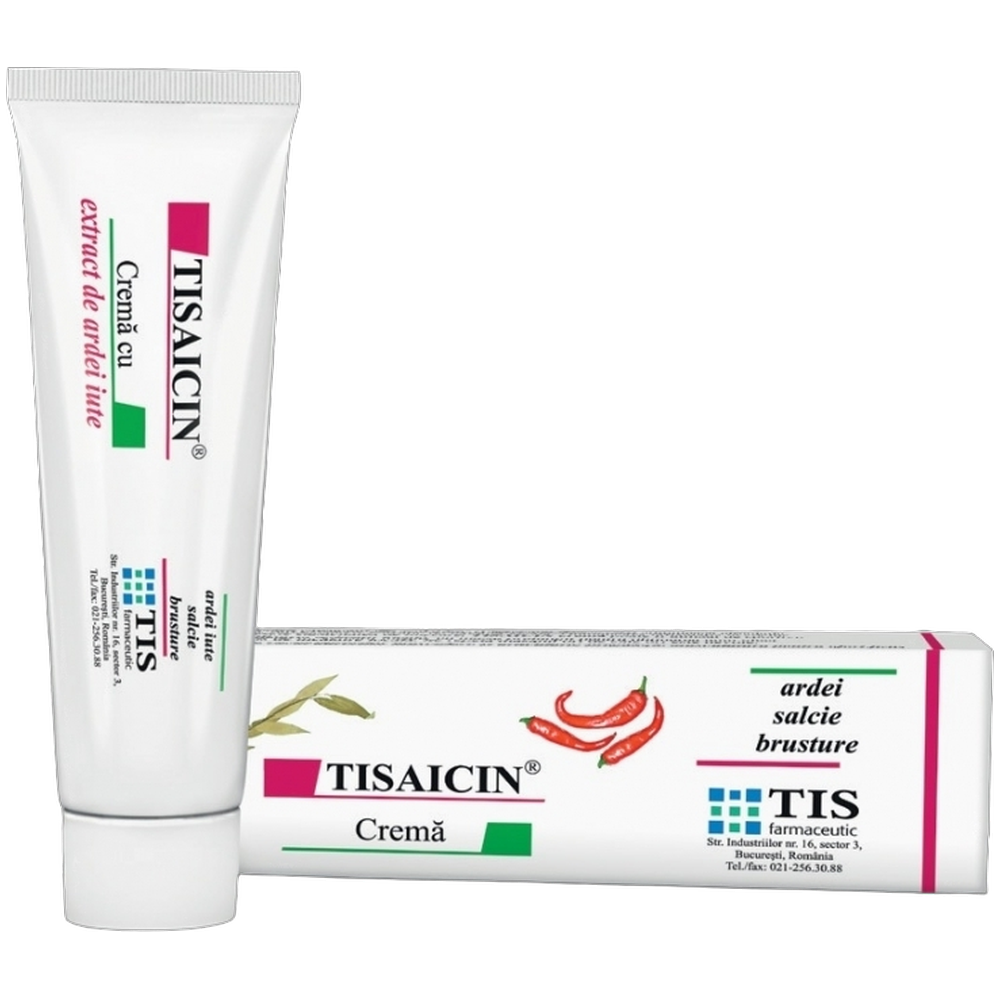 Crema ardei iute Tisaicin 50ml - TIS