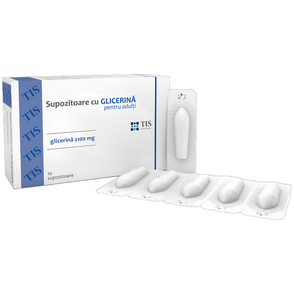 Supozitoare glicerina adulti 10b - TIS